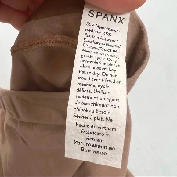 SPANX® Women's Sz XL High-Waisted Higher Power Short in Soft Nude - Picture 8 of 11